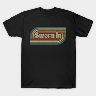 Sworn In Vintage Stripes T-Shirt